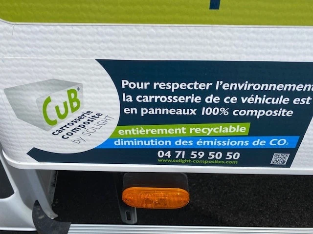 actualités Provélis - camion provélis - panneaux composite recyclable - provélis